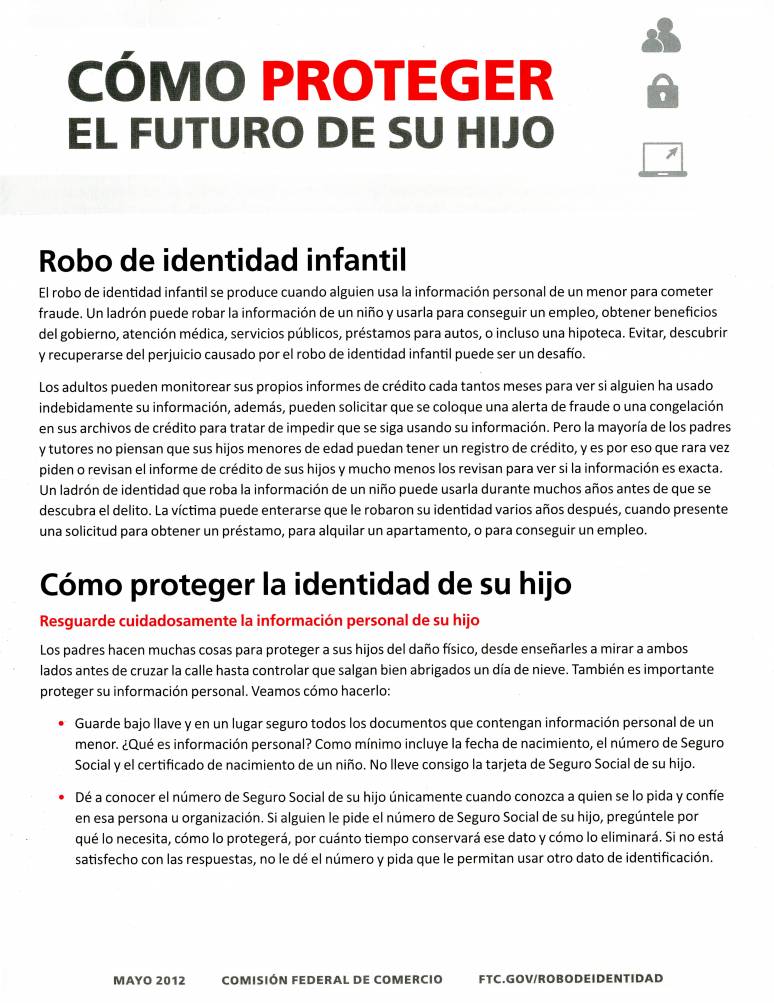 Como Proteger el Futuro de Su Hijo