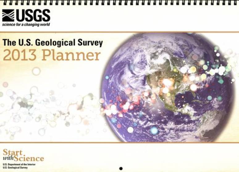 U.S. Geological Survey 2013 Wall Calendar and Events Planner
