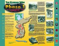Korean War Phase 1: 27 June - 15 September 1950, UN Defensive (Poster)