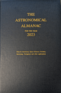 Astronomical Almanac For The Year 2023
