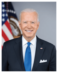 Official Presidential Portrait of Joseph R. Biden Jr (8x10)