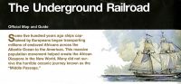 Underground Railroad: Official Map and Guide (Folder)