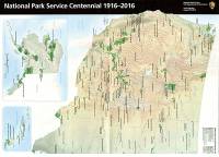 National Park Service Centennial 1916-2016 (Map and Guide) (Package of 100)