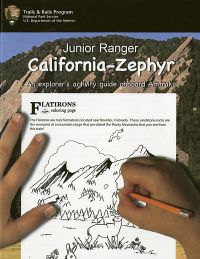 California Zephyr Trails & Rails Jr. Ranger Booklet