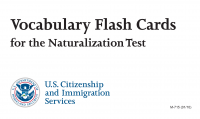 Vocabulary Flash Cards For The Naturalization Test