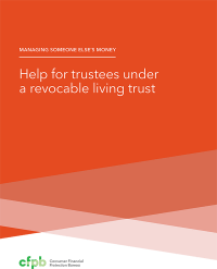 Help for Trustees Under a Revocable Living Trust 