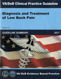 VA/DOD Cinical Practice Guideline for Diagnosis and Treatment of Low Back Pain Guideline Summary