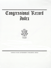 Index Vol169 No134-160 8-8/9-3; Congressional Record