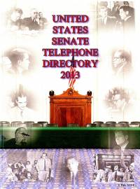 United States Senate Telephone Directory 2013