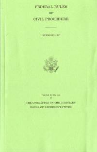 Federal Rules of Civil Procedure, December 1, 2017