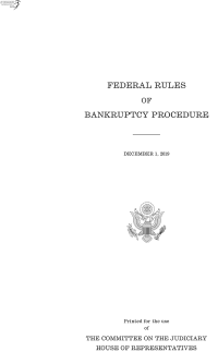 Federal Rules of Bankruptcy Procedure, 2019