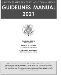 Sentencing Commissions Guidelines Manual 2021
