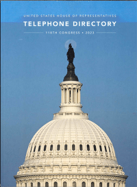 U.S. House Of Representatives Telephone Directory, 2023