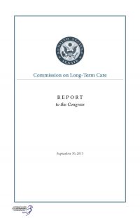 Commission on Long-Term Care Report to the Congress, September 30, 2013
