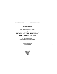 House Rules And Documents, 117th Congress