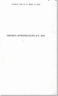 Omnibus Appropriations Act, 2009, Public Law 111-8