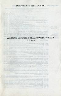 America COMPETES Reauthorization Act Of 2010, Public Law 111-358
