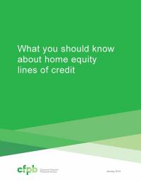 What You Should Know About Home Equity Lines of Credit (Package of 100) (Revised 2014)