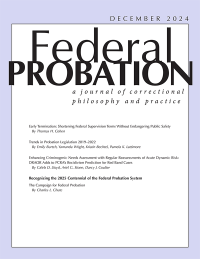 December 2024; Federal Probation