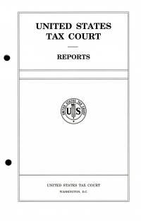 United States Tax Court Reports Volume 151