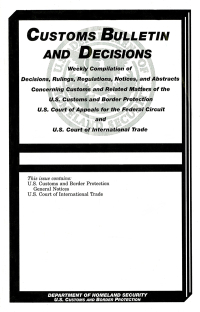 Vol 60 No 25; Customs Bulletin And Decisions