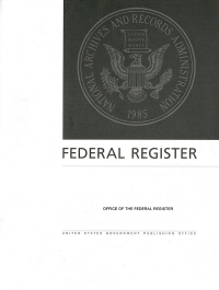 Cfr Lsa January 2022; Federal Register Complete