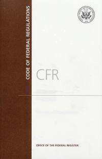CFR Title 1                   ; Code Of Federal Regulations (paper) 2019