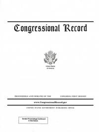 Congressional Record Volume 159 Pt 1
