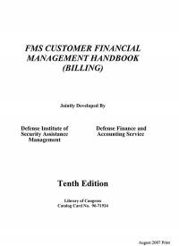 FMS Customer Financial Management Handbook (Billing) (eBook)