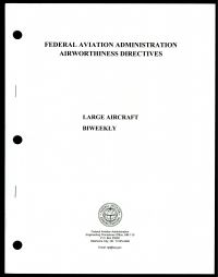 Federal Aviation Administration Airworthiness Directives, Bk. 2: Large Aircraft