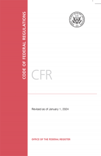 CFR Title 7 Pts. 1940-1949 (cover) ; Code Of Federal Regulations (2024)