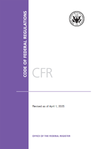 Cfr 50pts 17(17.99)(a)(h)cover; Code Of Federal Regulations (2025)