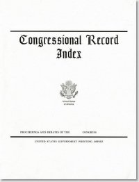 Index Vol169 No161-191 10/1-11; Congressional Record