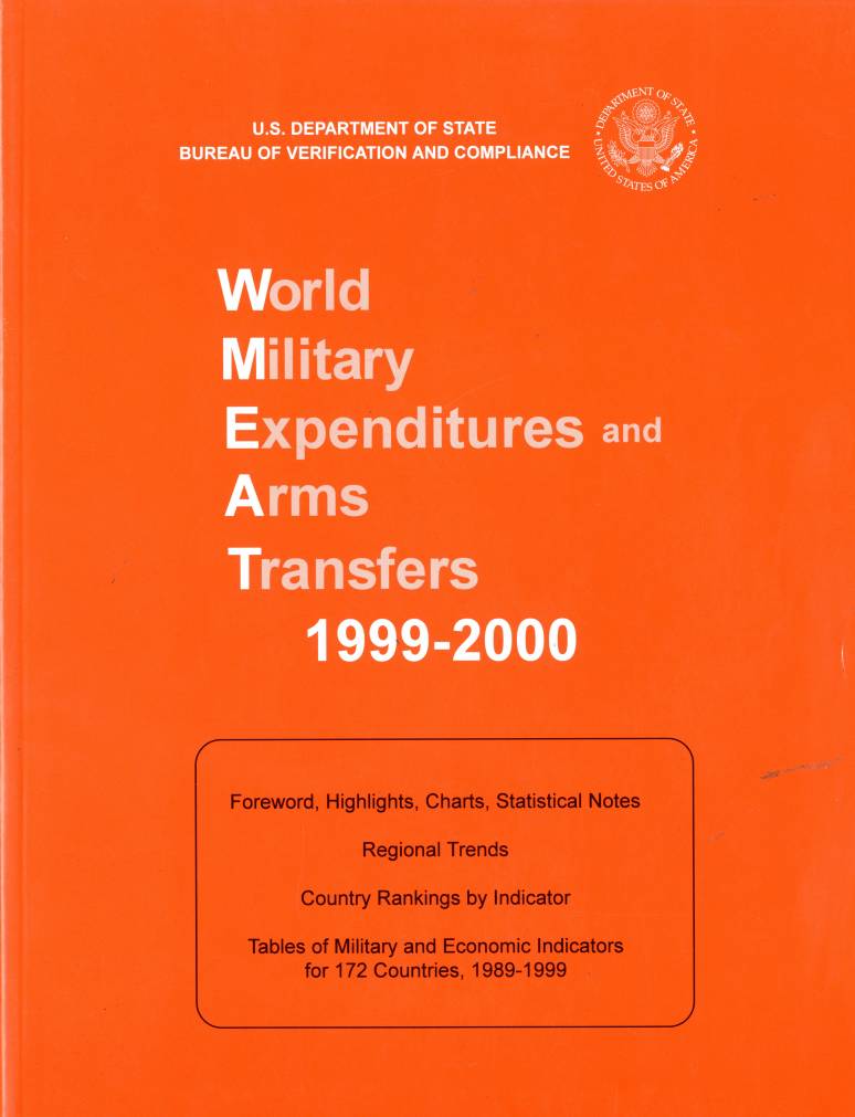 World Military Expenditures And Arms Transfers 1999 2000