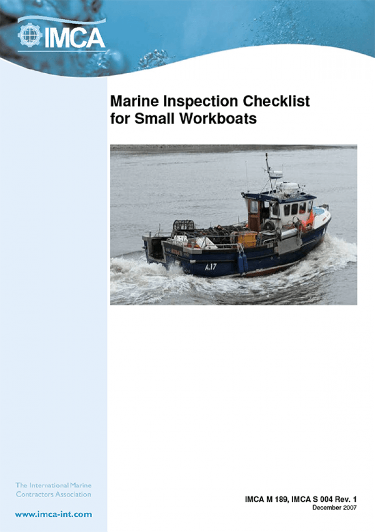 Small Watercraft Inspection Guide (SWIG) (Controlled Item/Restricted Item)