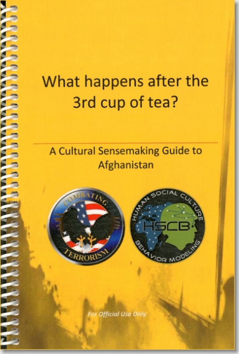 What Happens After the 3rd Cup of Tea: A Cultural Sense Making Guide to Afghanistan (Package of 5) (TSWG Controlled Item)