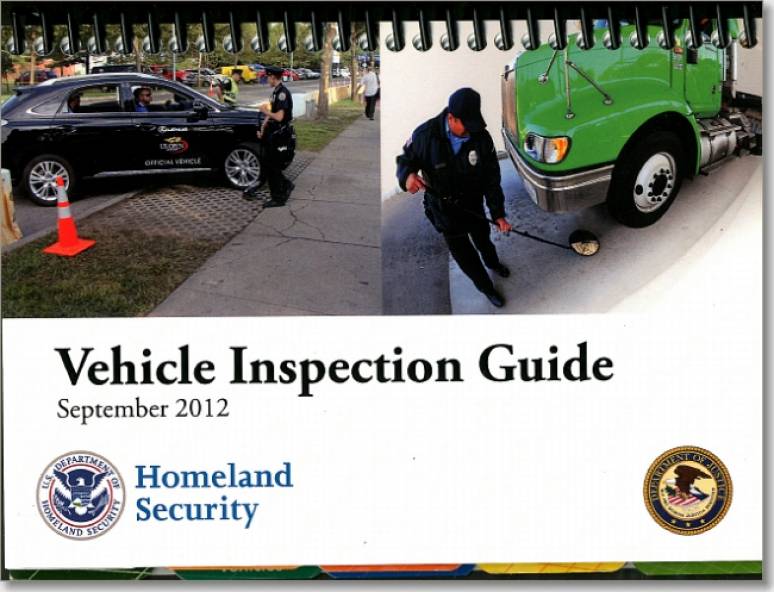 Vehicle Inspection Guide (VIG) - Update (TSWG Controlled Item)