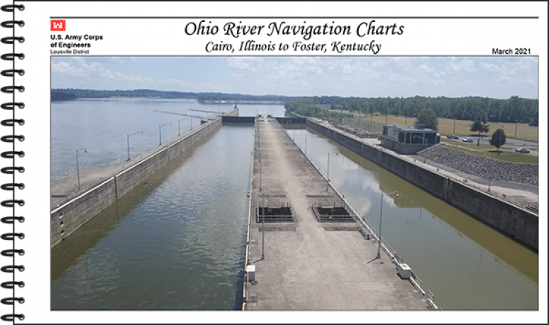 Ohio River Navigation Chart Cairo, Illinois To Foster, Kentucky