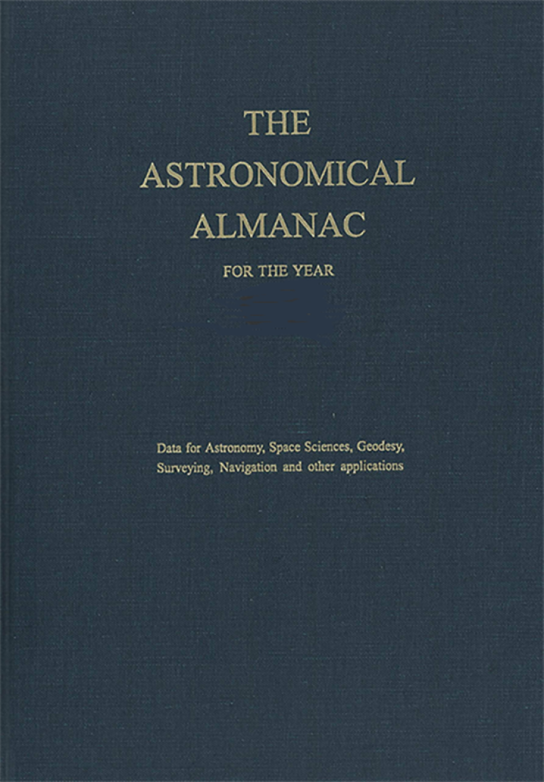 Astronomical Almanac For The Year 2026