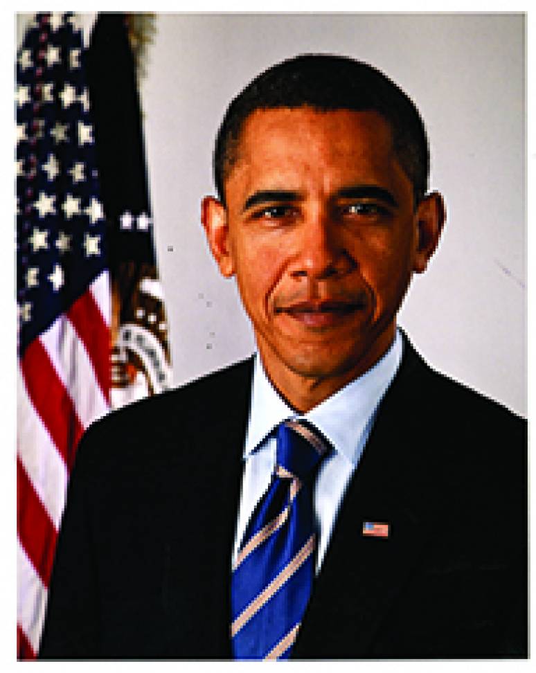 U.S PRESIDENT BARACK OBAMA 2012 OFFICIAL WHITE HOUSE PORTRAIT 8X10 PHOTO 