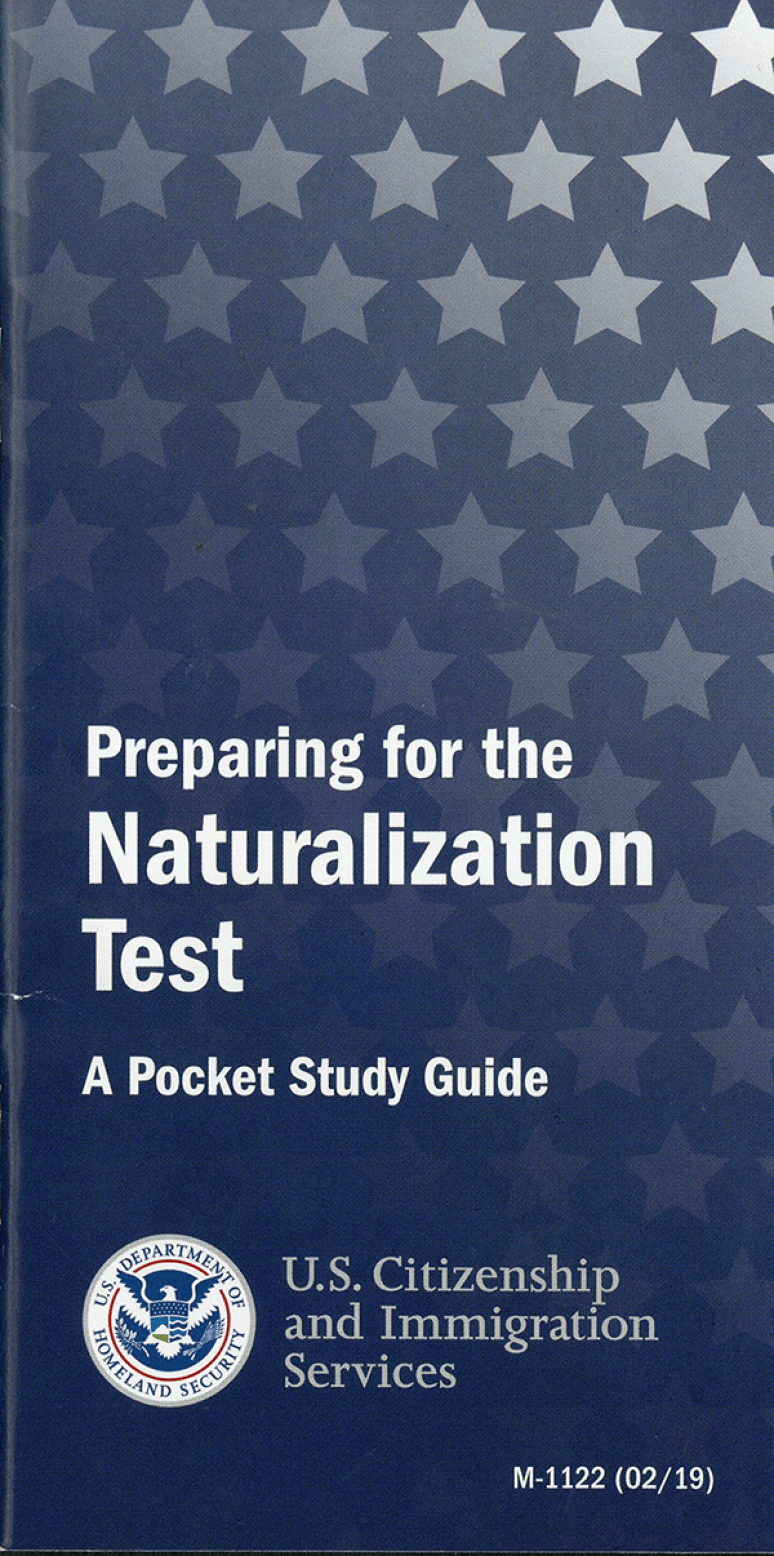 Preparing for the Naturalization Test: A Pocket Study Guide
