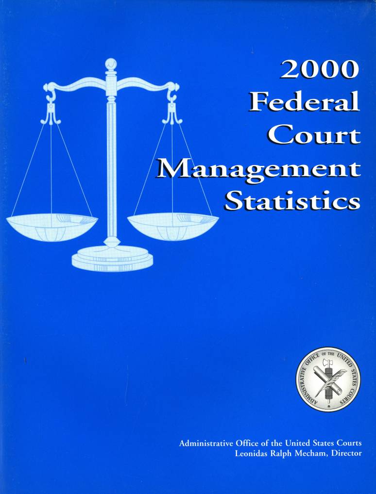 Federal Court Management Statistics, 2000