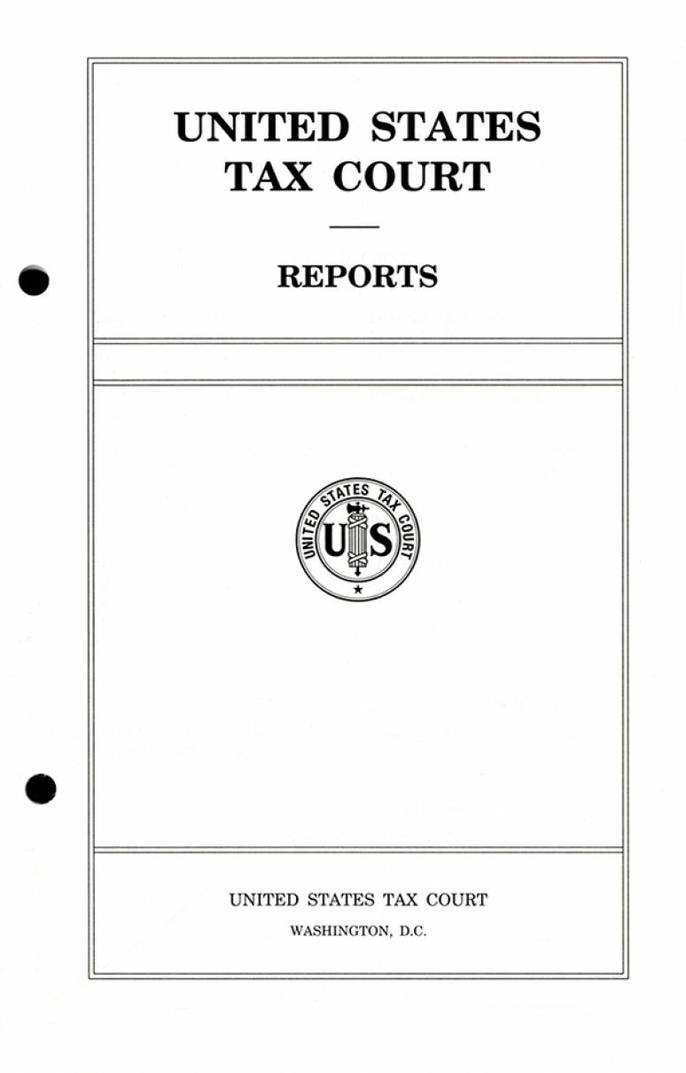 United States Tax Court: An Historical Analysis U S Government Bookstore