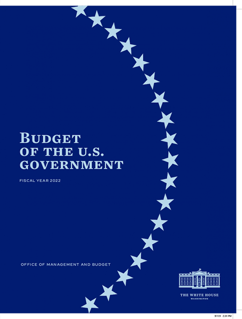 Budget of The United States Government, Fiscal Year 2022