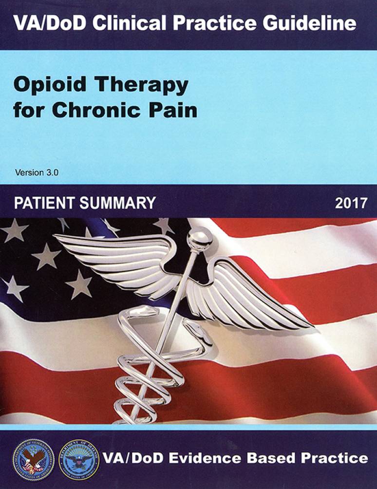 VA/DoD Clinical Practice Guideline: Opioid Therapy for Chronic Pain Patient Summary, VA/Dod Evidence Based Practice
