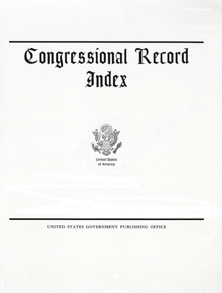 Index Vol169 Nos115-133 7/3 8/; Congressional Record