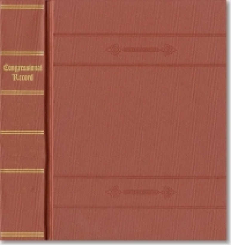 Bound Congressional Record Volume 165 Part 6