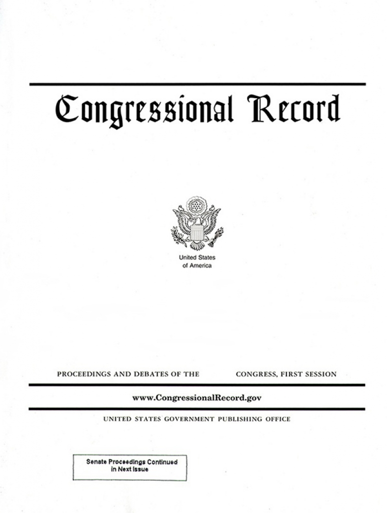 Vol 167 #191 11-01-21; Congressional Record