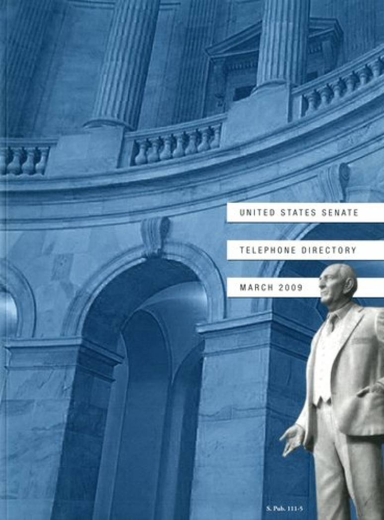 United States Senate Telephone Directory, March 2009