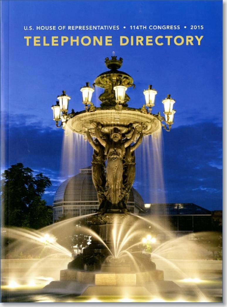 U.S. House of Representatives Telephone Directory 2015
